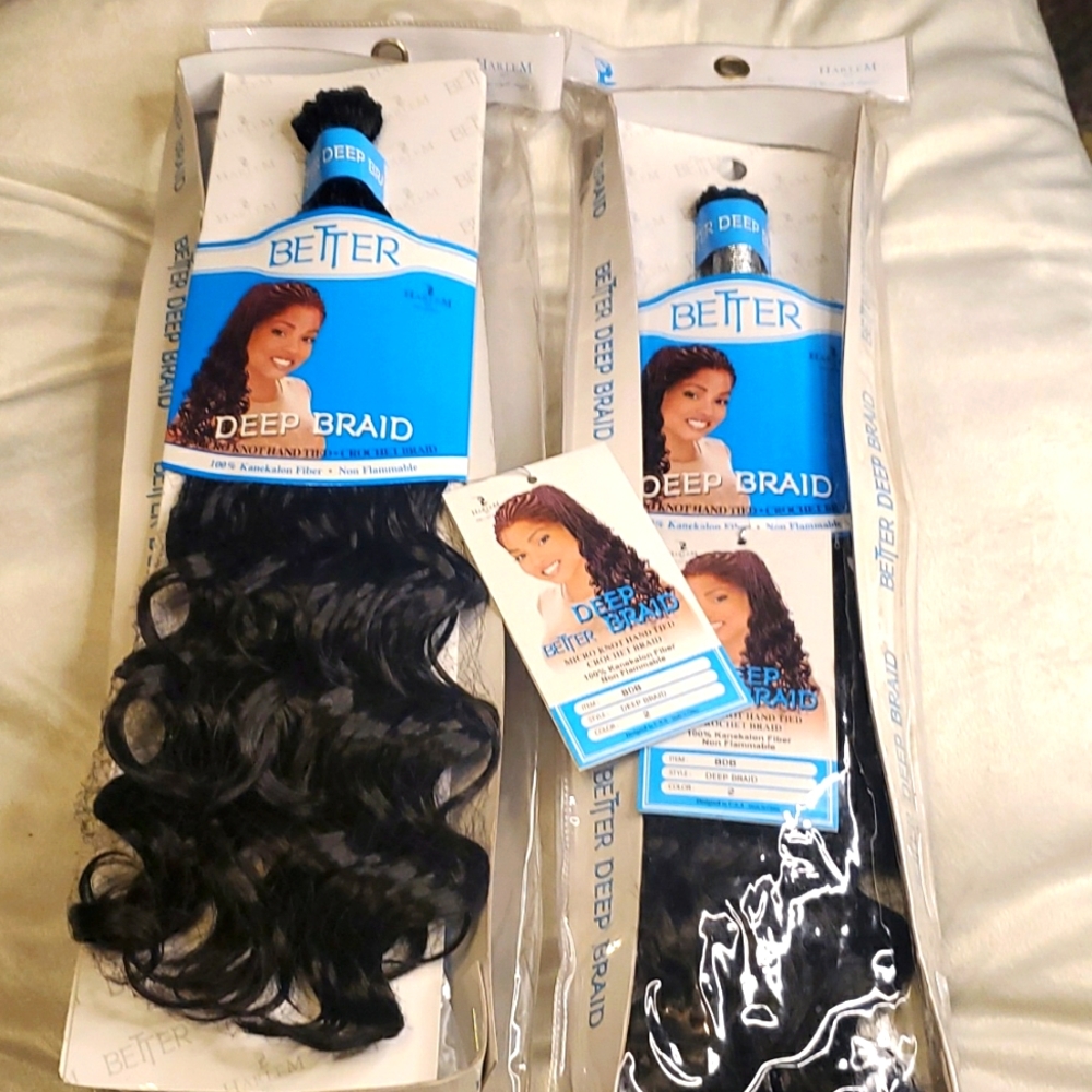 2 Harlem 125 better deep braid color #2 bundle